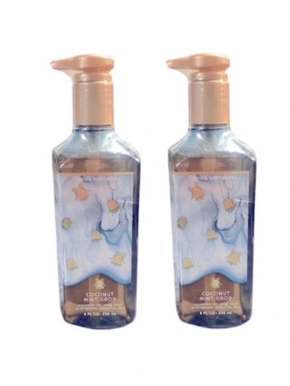 2 Coconut Mint Drop Hand Soap